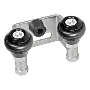 PSG oberer Schiebetor-Halter mit gummierten Rollen – Achsabstand 60 mm