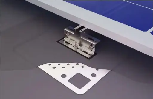 Befestigungsplatte für Dacheindeckung 375x375mm CWL PV-27-02 (2)