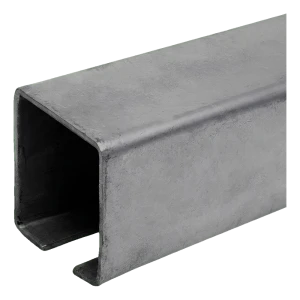 Stahl-Führungsschiene – U-Profil für Schiebetore 60×60 mm, Länge 6000 mm