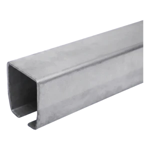 PSG Führungsschiene für Schiebetor 100×90×5 mm schwarz – Stahlprofil 6 m