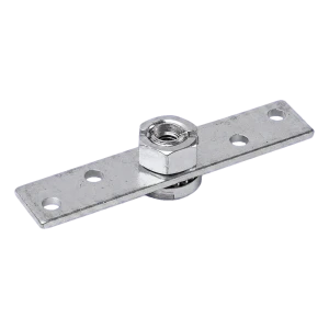 PSG Montageplatte Stahl 38 für Schiebetor-Laufwagen 150×25 mm