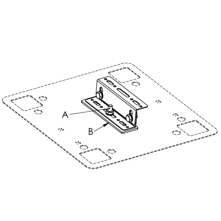Satz Schrauben - 32mm und Dichtungen für CWL-Montageplatte und Halterung "Z" PV-27-03 (8)