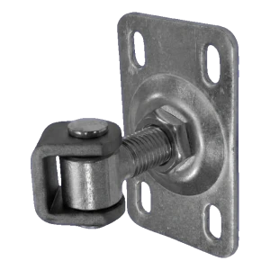 Verstellbares Torscharnier M20 Stahl mit Grundplatte 120×75 mm