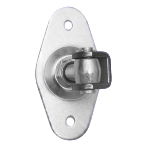 Verstellbares Torband mit ovalem Schild M20 160×85 mm – verzinkter Stahl