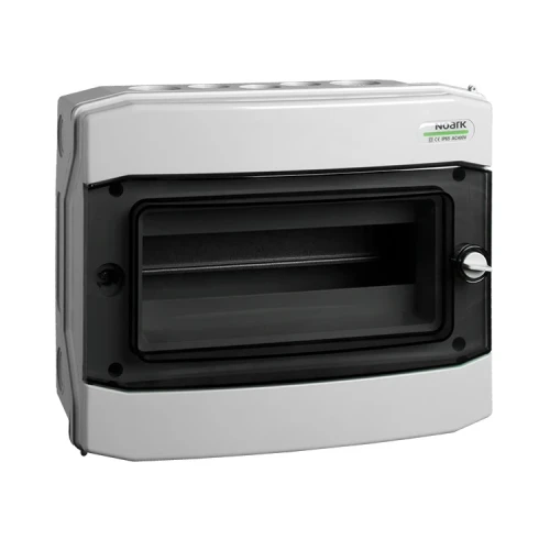 Kunststoff-Einbaugehäuse, Aufputz, IP65, 1 Reihe, 12 Module PV-200-101494