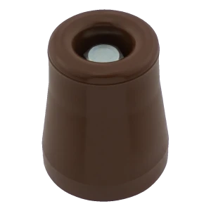 Türstopper gummiert groß braun Ø49 mm – Schraubmontage