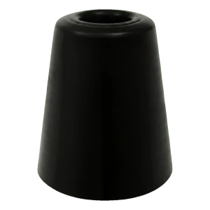 Gummi-Türstopper bodenmontiert 70 mm schwarz – groß, ohne Dübel