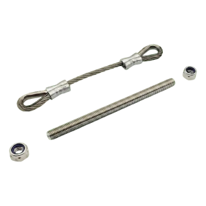 PSG Sicherheitsseil aus Edelstahl für Flügeltore 200 mm