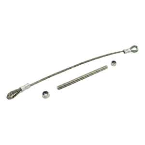 PSG Edelstahl-Sicherheitsseil für Flügeltor 400 mm