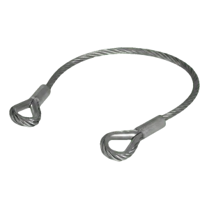 Comunello Sicherungsseil für Torflügel verzinkter Stahl 500 mm