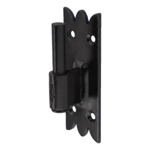 Dekorativer schwarzer Fensterladen-Bauhaken – Zapfen ø9 mm