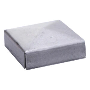 Postal – Stahldach in Briefumschlag-Form für Zaunpfosten 60×60 mm