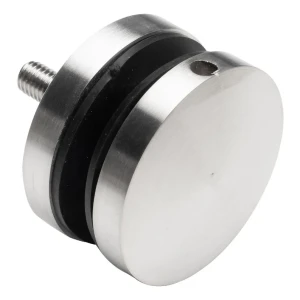 Punkthalter für Glas 8-17,52 mm fi 50/8/M8x45 AISI 304 flaches System Satin