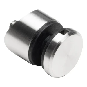 Punkthalter für Glas 6-12mm ø 30/13/M8x40 AISI304 System 42,4 Satin