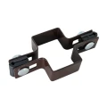 Zwischenbefestigung für Zaunpaneele 40x60 mm braun GPV-700-05 (1)
