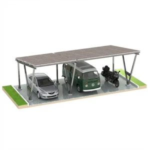 Carport Überdachung VICA 2 Autos + 1 Auto