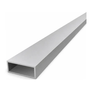 Rechteckiges Aluminiumrohr 20×50×2 mm – geschlossenes Profil EN AW-6060, L=2000 mm