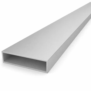 Rechteckiges Aluminiumrohr 20×80×2 mm – geschlossenes Profil EN AW-6060 L=2000 mm