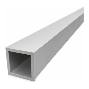 Aluminiumrohr quadratisch 50×50×5 mm – geschlossenes Profil EN AW-6060, L=2000 mm
