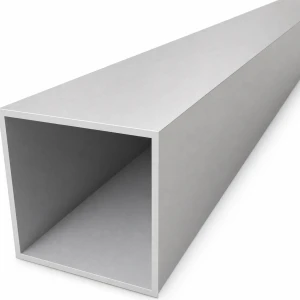Aluminium-Quadratrohr 80×80×3 mm – geschlossenes Profil EN AW-6060, L=2000 mm