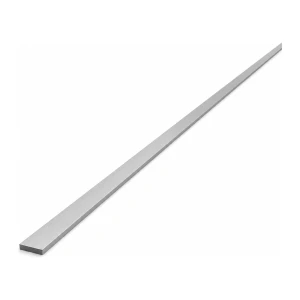 Aluminiumflachstab EN AW-6060 T64 – 10×2 mm, Länge 2000 mm