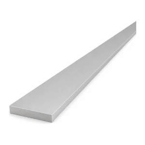 Aluminium-Flachstange EN AW-6060 T64, 40×8 mm, Länge 2000 mm