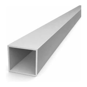 Quadratisches Aluminiumprofil 40x40x2 mm Länge 2 m PA38 EN AW-6060 T66