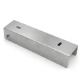 C-Profil Verbinder Halterung für Sockelplatte 200x50 verzinkt GPV-700-34 (1)