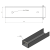 C-Profil Verbinder Halterung für Sockelplatte 200x50 verzinkt GPV-700-34 (3)
