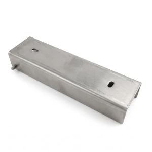 C-Profil Verbinder Halterung für Sockelplatten 200x55 verzinkt