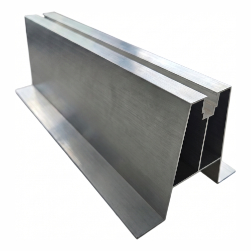 Trapezsteg Aluminium H100 L330 mit EPDM-Dichtung 2 mm für PV-Montage 001-778 (1)