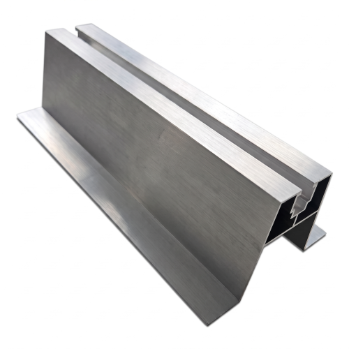 Schräger Trapezbrückenadapter mit EPDM-Dichtung H63 L330 – Aluminium-Dachadapter PV 001-776 (1)