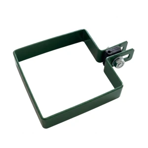 Endschelle für Zaunpaneele 100x100 mm grün