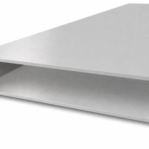 Rechteckiges Aluminiumrohr 40×200×3 mm – geschlossenes Profil EN AW-6060, L=2000 mm