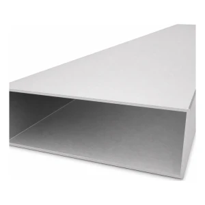 Rechteckiges Aluminium-Rohr 50×150×2 mm – geschlossenes Profil L=2000 mm