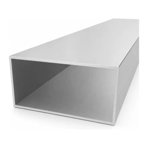 Rechteckiges Aluminiumrohr 100×200×4 mm – geschlossenes Profil L=2000 mm