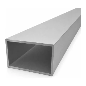 Rechteckiges Aluminiumprofil 50×80×3 mm – geschlossenes Hohlprofil EN AW-6060, L=2000 mm