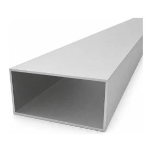 Aluminium-Rechteckrohr 50×100×2 mm – geschlossenes Profil EN AW-6060 L=2000 mm