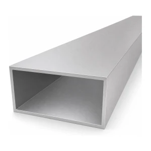Rechteckiges Aluminiumrohr 50×100×3 mm – geschlossenes Profil L=2000 mm