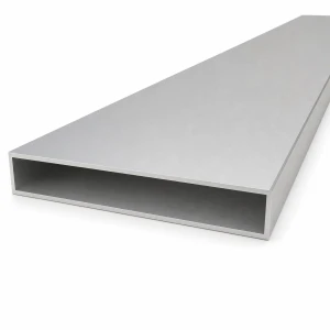 Rechteckiges Aluminiumrohr 20×120×2 mm – geschlossenes Profil, Länge 2000 mm