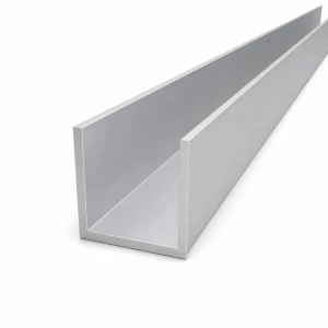 Aluminium-U-Profil 50×50×4 mm – C/U-Profil Länge 2000 mm