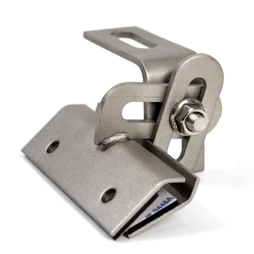 Trapezblechhalterung verstellbar 10cm Edelstahl 1.4016 PV-08-32