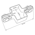 Zwischenschelle für Zaunpaneele 60x40 schwarz GPV-700-02 (3)