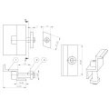 Endklemme 35mm mit Schraube und Einsatz PV-03-24 (2)