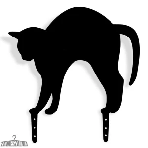Gartenschreck – Stahl-Katze mit Buckel L 38×36 cm