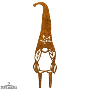 Gartendeko – Stahl-Gartenfigur Zwerg Apsik XL 16×57 cm
