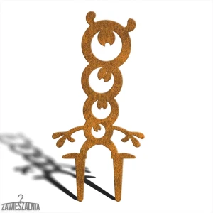 Gartendekoration Zawieszalnia Ungeheuerliches Monster Rebis L – Corten-Dekoration 20×41 cm