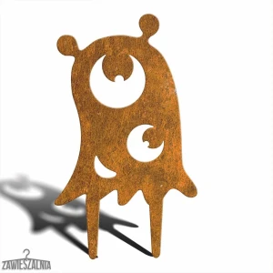 Jetu Gartendekoration Monströses Monster – Dekoration aus Corten-Stahl M 22×38 cm