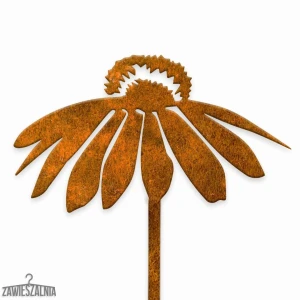 Gartenstecker – Gartendekoration Sonnenhut XXL aus Cortenstahl 91 cm
