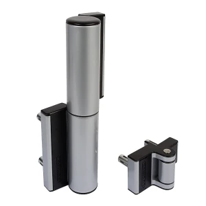 Locinox Puma – hydraulischer Selbstschließer und 180°-Scharnier für Gartentore bis 75 kg, silber